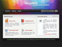 Tablet Screenshot of megaweb.cz